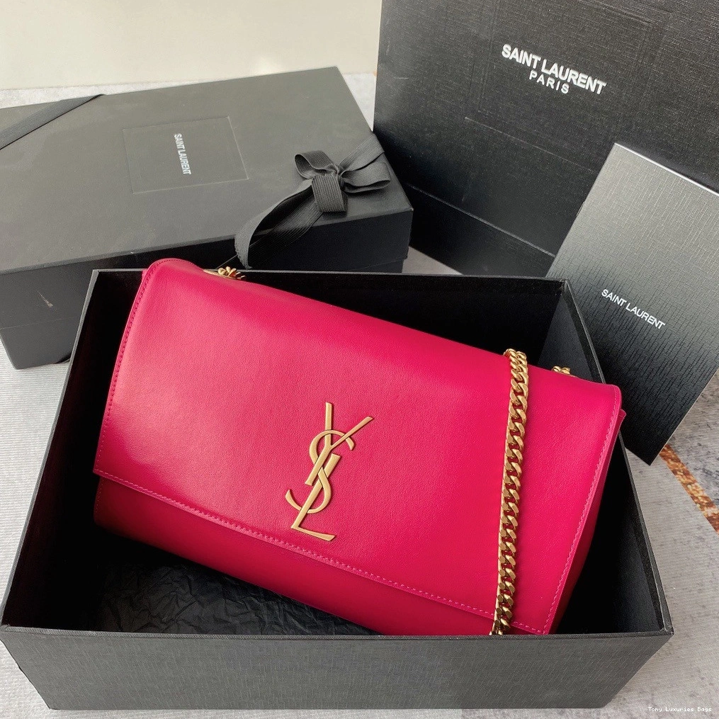Tony Luxuries SUEDE SMOOTH REVERSIBLE AND IN YSL KATE MEDIUM LEATHER 0723